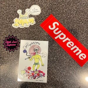 Supreme x Dan Johnston Sticker Pack